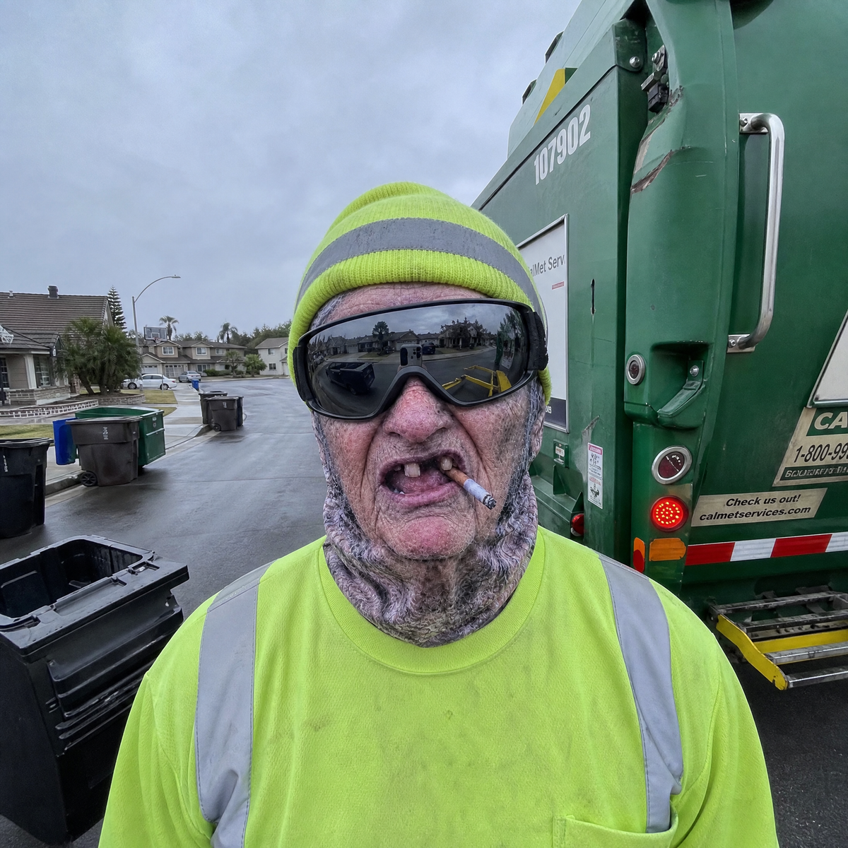 Grandma Josie garbage mask