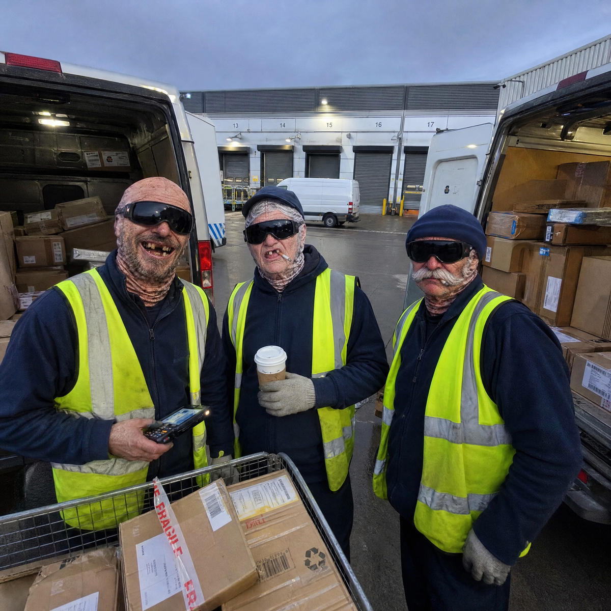 Frosty Face delivery crew
