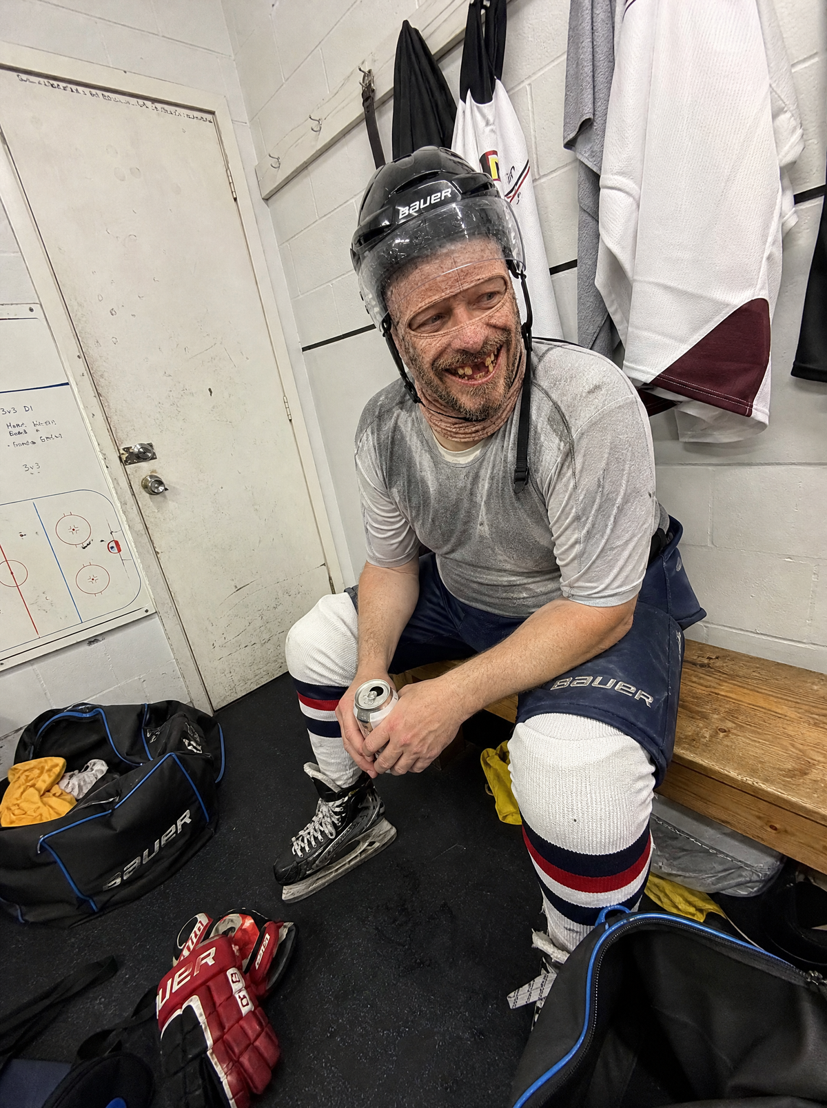 Customer photo locker room