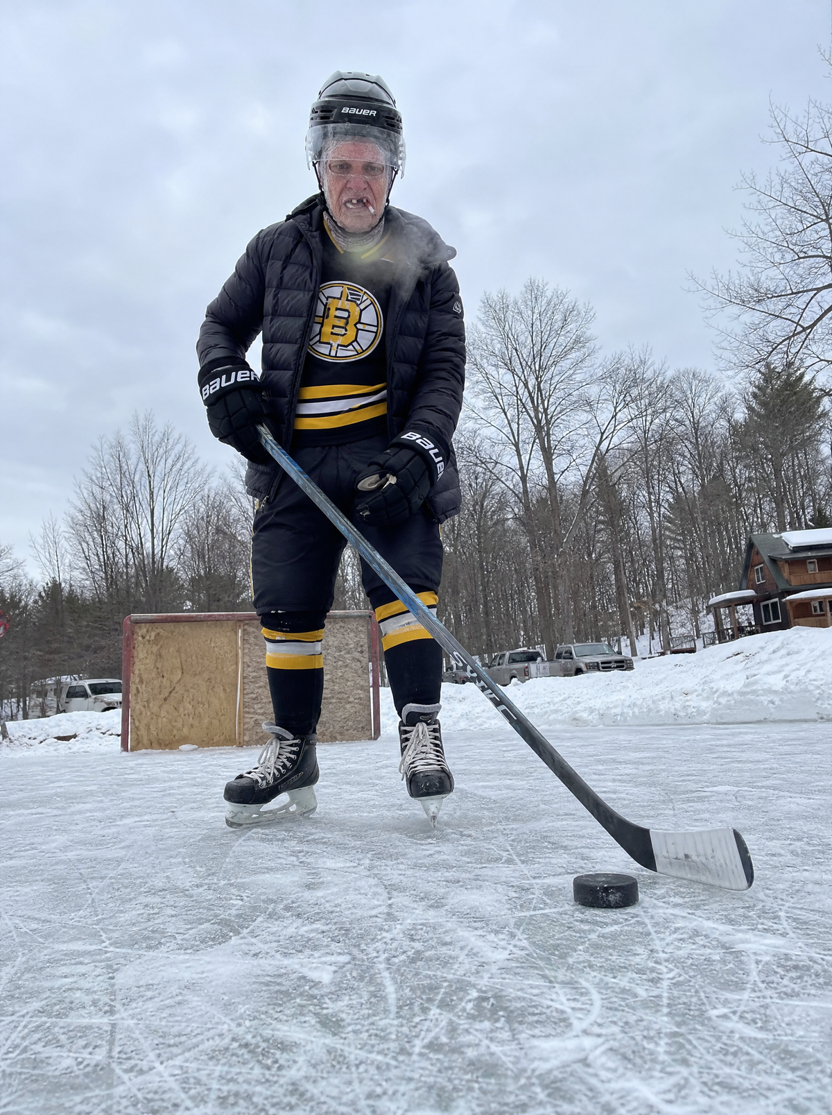 Customer photo pond hockey