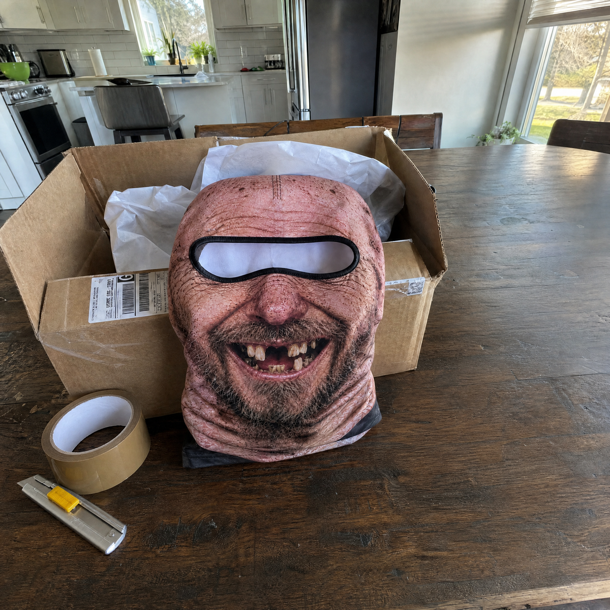 Frosty Face Road Mask unboxing