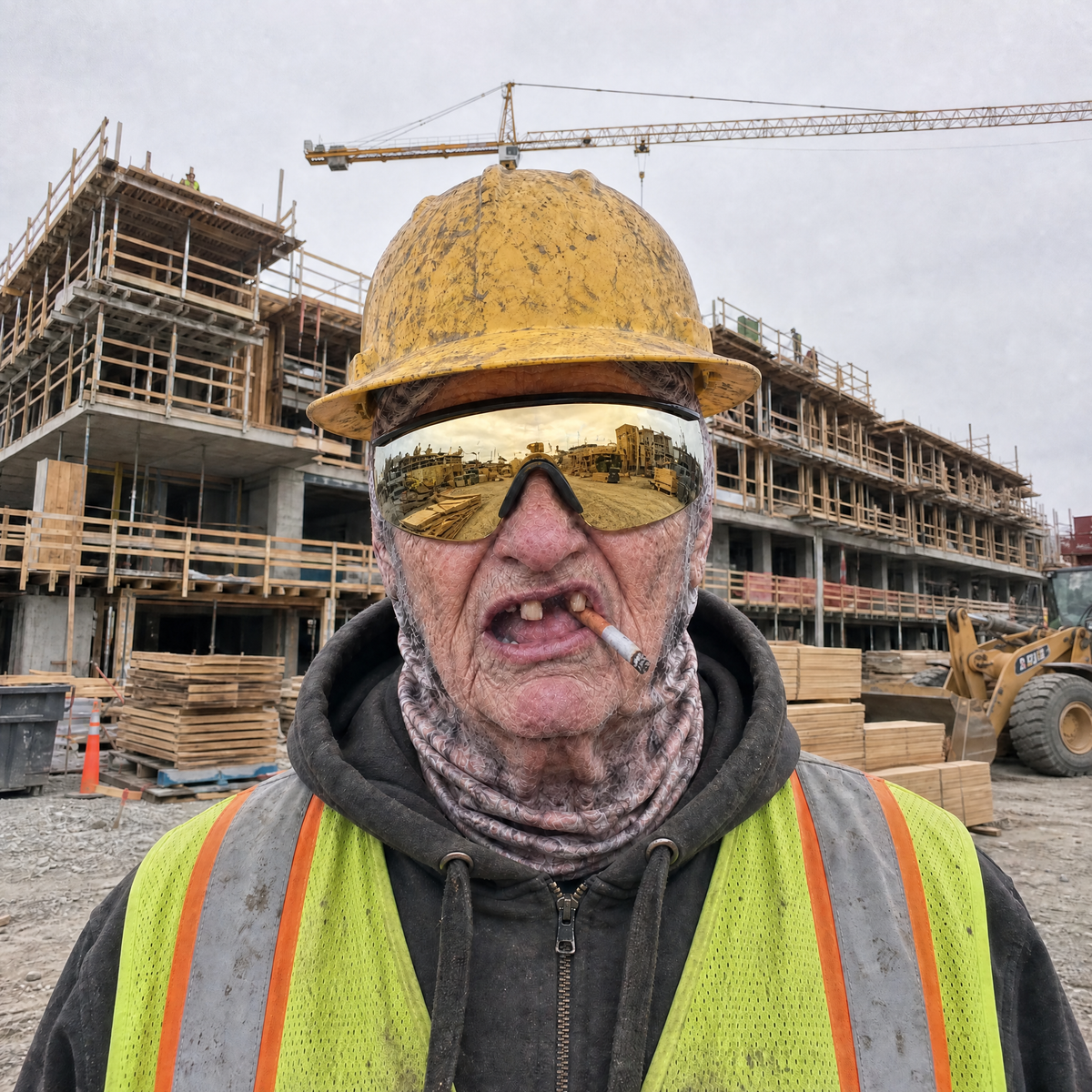 Grandma Josie work mask