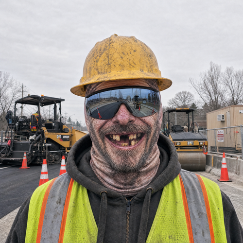 Toothless Tony work mask