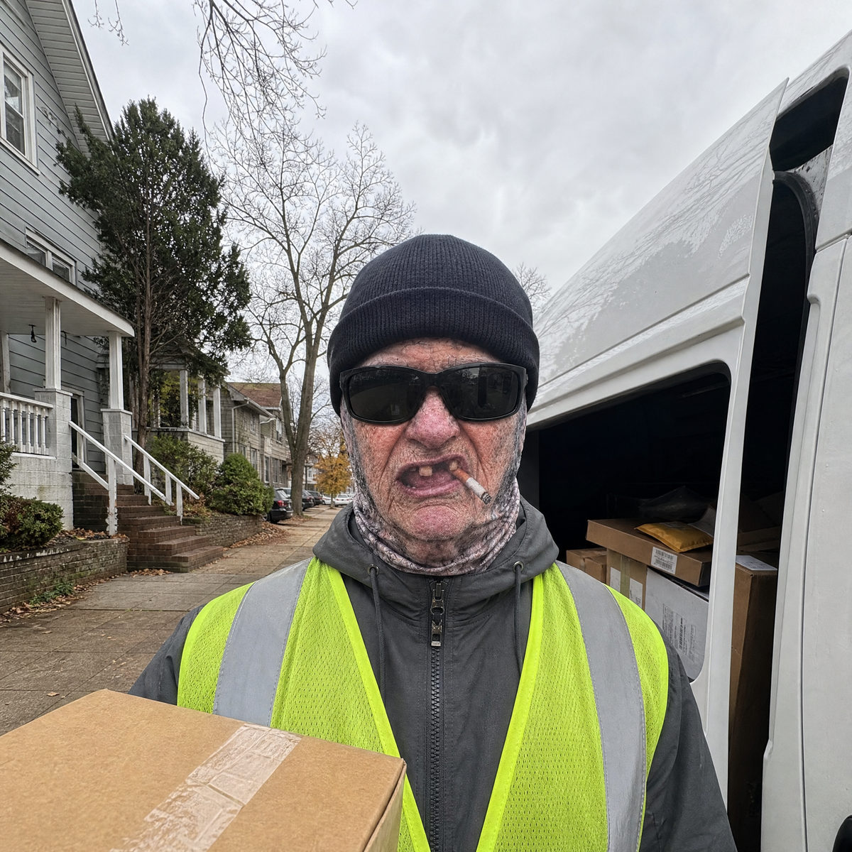 Frosty Face Delivery Mask - Grandma Josie