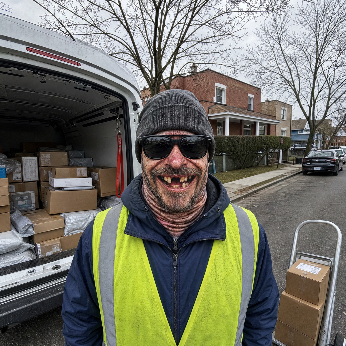 Frosty Face Delivery Mask - Toothless Tony