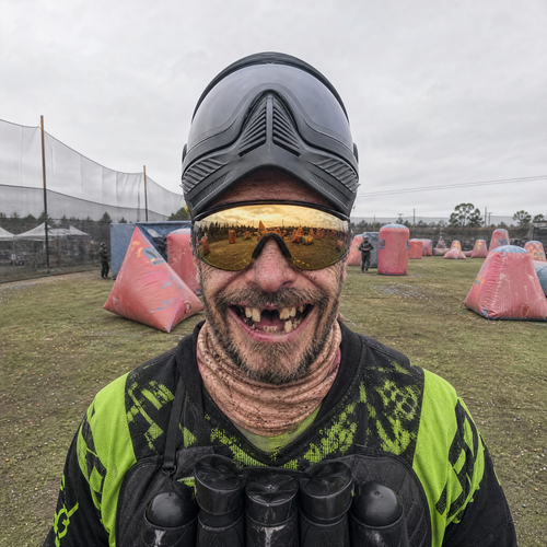 Frosty Face Paintball Mask - Toothless Tony